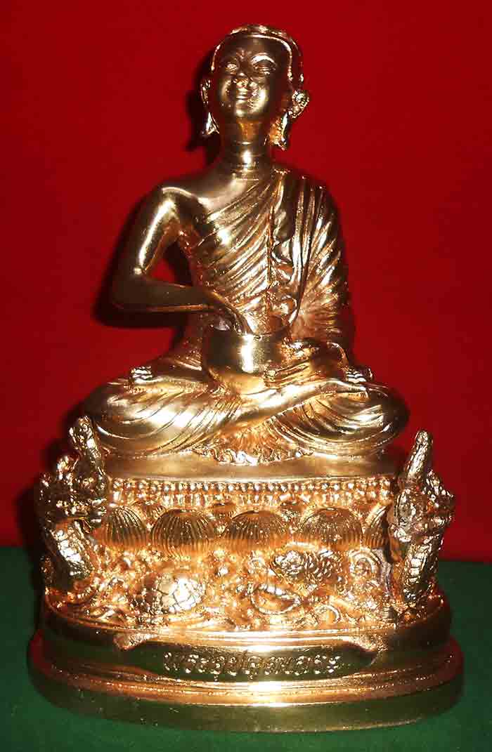พระอุปคุตเถระฐานพญานาคราชในเกษียรสมุทร