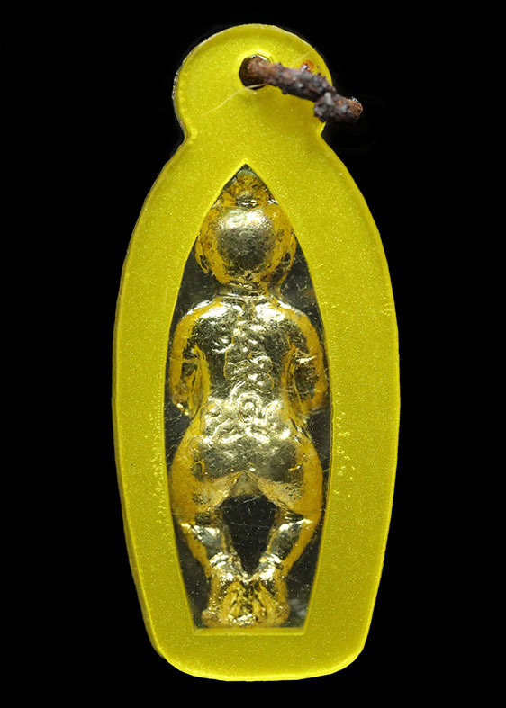 กุมารทองหลวงพ่อกวย ปี21 เนื้อตะกั่วเก่าๆอาบทองแดง ชุบทอง เลี่ยมเก่าๆเดิมๆ