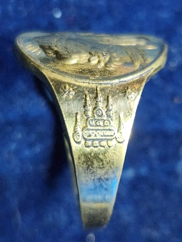 วัดถ้ำพรหมสวัสดิ์ ลพบุรี แหวนไก่  หลวงปู่สรวง รุ่นแรก   2555 ตอกโค๊ด