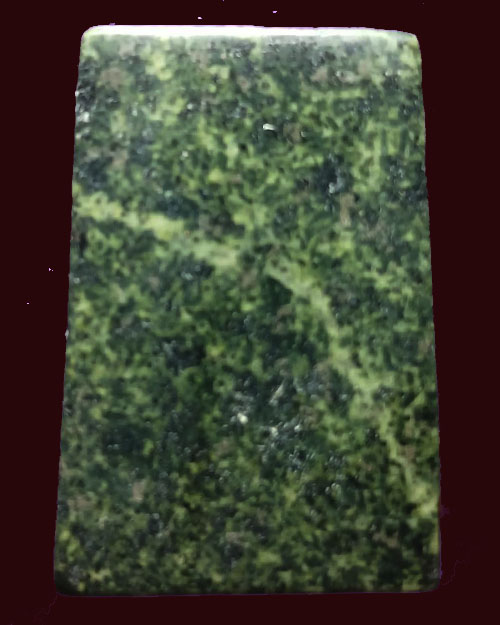 พระหินหยกพิมพ์สมเด็จ หลวงปู่ฟัก(เขาน้อยสามผาน) จังหวัดจันทบุรี  