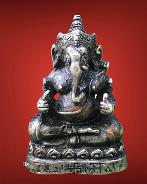 พระพิฆเนศ เทวสถานโบสถ์พราหมณ์ ปี2530 เนื้อเงิน สวยๆเดิมๆ