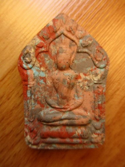 วัดใจราคาวัด๑๑๑เนื้อก้นครกพระผงขุนแผนพรายกุมารรุ่นไตรทองพิมพ์ใหญ่+พิมพ์เล็กหลังฝังตระกรุดทอง+เงิน ลป