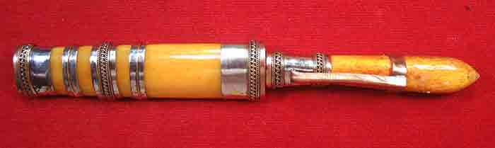 ส่งEMS***มีดหมอลายเสมาใบ โพธิ์ ***มีดหมอลายเสมาใบโพธิ์ หลวงพ่อพัฒน์ วัดห้วยด้วน