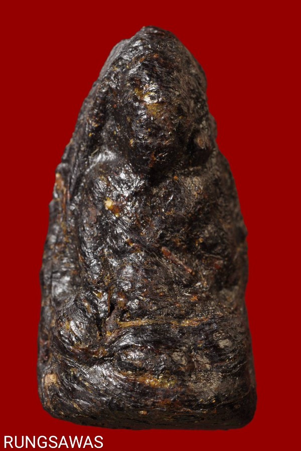 รูปเหมือน เนื้อครั่ง หลังฝังตะกรุด หลวงพ่อทองสุข วัดโตนดหลวง ปี 36 หลวงปู่แผ้ว ปลุกเสก สวยๆ 2 องค์