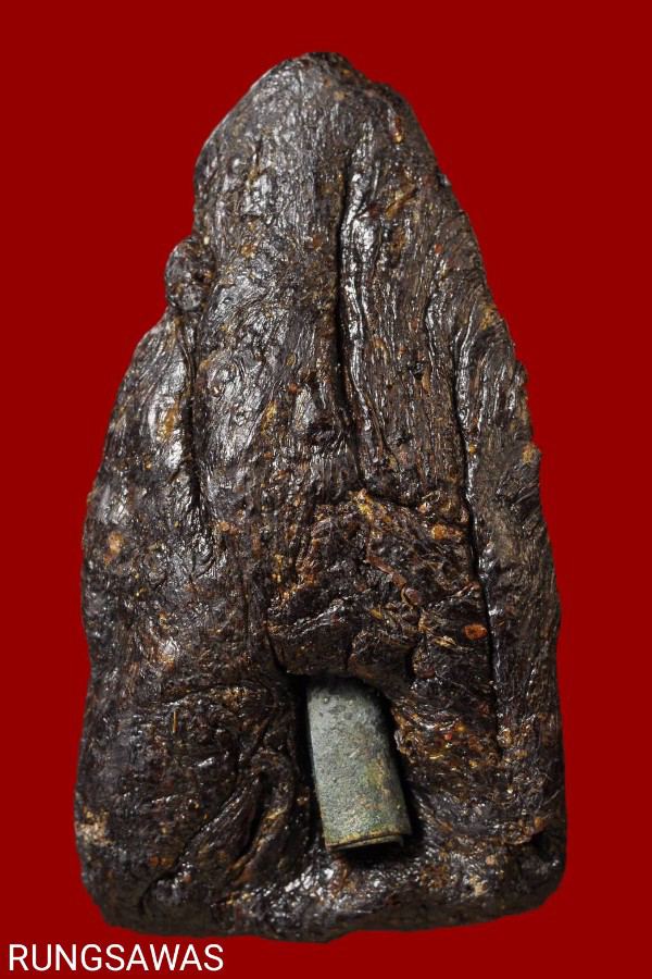 รูปเหมือน เนื้อครั่ง หลังฝังตะกรุด หลวงพ่อทองสุข วัดโตนดหลวง ปี 36 หลวงปู่แผ้ว ปลุกเสก สวยๆ 2 องค์