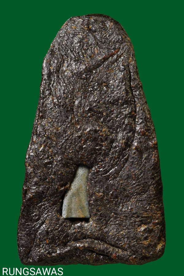 รูปเหมือน เนื้อครั่ง หลังฝังตะกรุด หลวงพ่อทองสุข วัดโตนดหลวง ปี 36 หลวงปู่แผ้ว ปลุกเสก สวยๆ 2 องค์