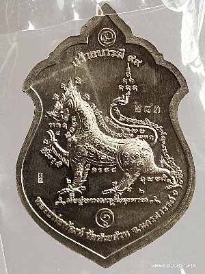 รุ่นสร้างบารมี ๙๙ ลงยาลายเสือ ส้ม-ดำ พ.ศ. ๒๕๖๓ หลวงพ่อพัฒน์ วัดห้วยด้วน จ.นครสวรรค์