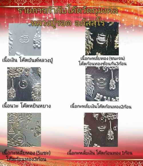 เหรียญชนะจน พิมพ์ครึ่งองค์ หลวงปู่รอด วัดโคกกรม อ.พนมดงรัก จ.สุรินทร์ เนื้อนวะธรรมชาติลงยาสีเหลือง