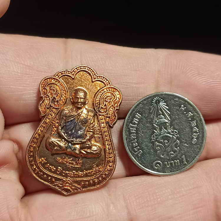 เหรียญรุ่น102 ปี บารมีพ่อท่านเอื้อม วัดบางเนียน อ.เชียรใหญ่ จ.นครศรีธรรมราช ชุด 4 องค์ กล่องเดิม