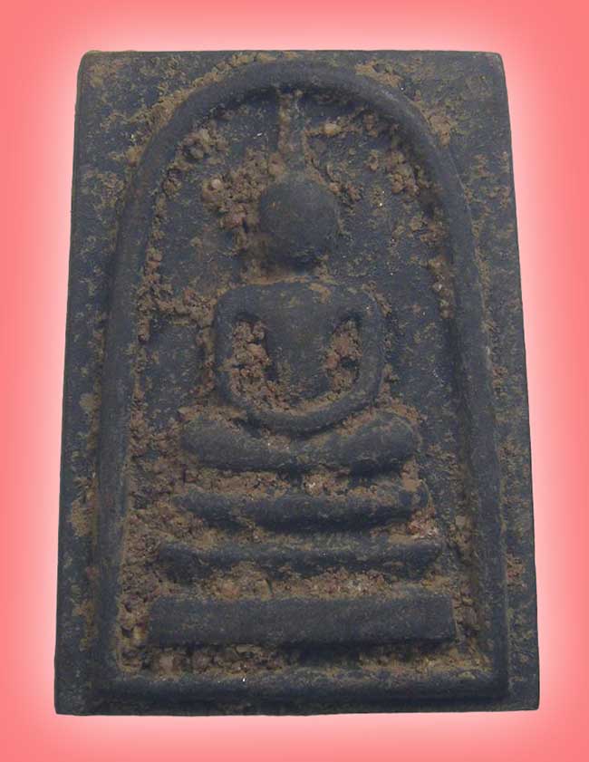 สมเด็จหล่อ รุ่น บันดาลทรัพย์ เนื้อรวมมวลสารเทดินไทย หลวงพ่อสุพจน์ วัดห้วงพัฒนา ตราด