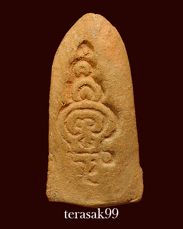 พระผงรูปเหมือน ครูบาพรหมา วัดพระพุทธบาทตากผ้า รุ่นแรก เนื้อดิน อุดผงและเกศา ราคาเบาๆ(2)