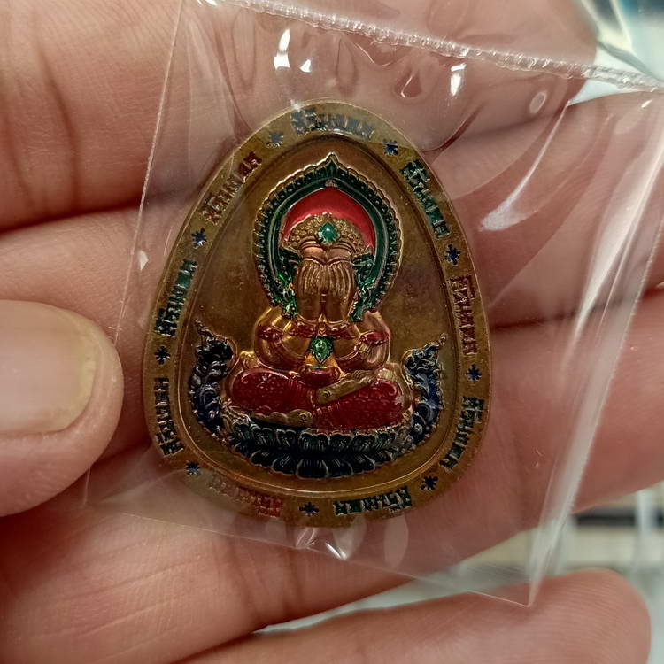 เหรียญปิดตาพุทธศิลป์ หลังเต่า รุ่นสิริมงคล หลวงปู่โต๊ะ วัดถ้ำสิงโตทอง จ.ราชบุรี ปี 2566