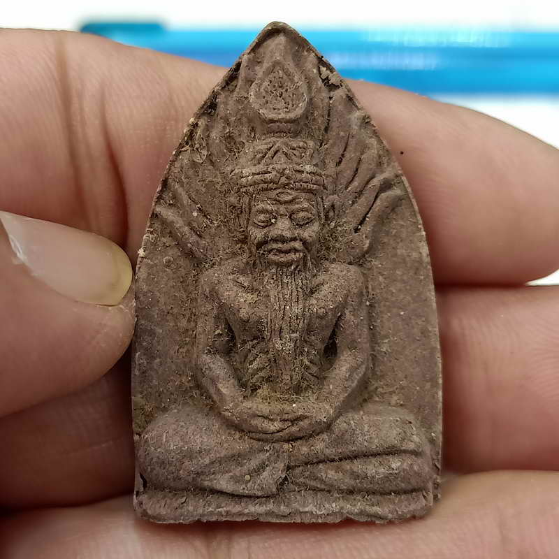 พระผงพระฤาษี หลวงปู่ขุ้ย วัดซับตะเคียน รุ่น 3 ขอ จ.เพชรบูรณ์ ปี 2550 เนื้อผงว่านชานหมาก #1
