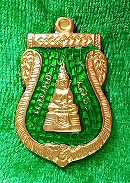 หลวงพ่อโสธรเสมาลงยา "รุ่น100ปีสมเด็จ" (สมเด็จพระญาณสังวร สมเด็จพระสังฆราช) ปี2556 วัดสิรินธรฯ 