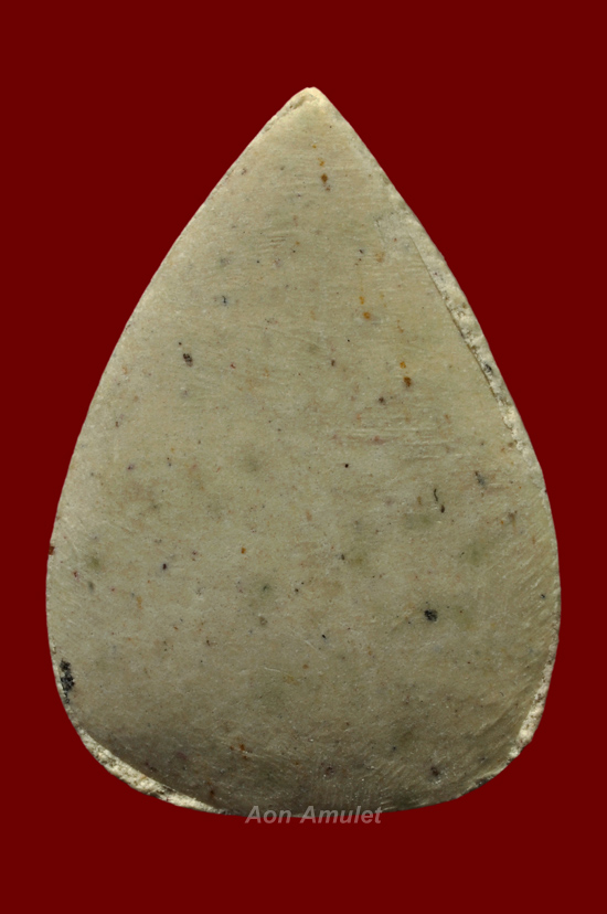 พระกลีบบัวเนื้อผงพุทธคุณ หลวงปู่บัว ถามโก วัดศรีบุรพาราม พศ.2534