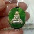 เหรียญพระปิดตา มหาโภคทรัพย์ หลวงพ่อสิน วัดละหารใหญ่ ปี 2559 เนื้อทองแดง อาบเงินลงยาเขียว หมายเลข#339