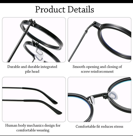 แว่นสายตายาว Vintage Gold ของใหม่ รุ่น Luxury Steel เฟรมโลหะสีทองสุดหรู ทรง unisex