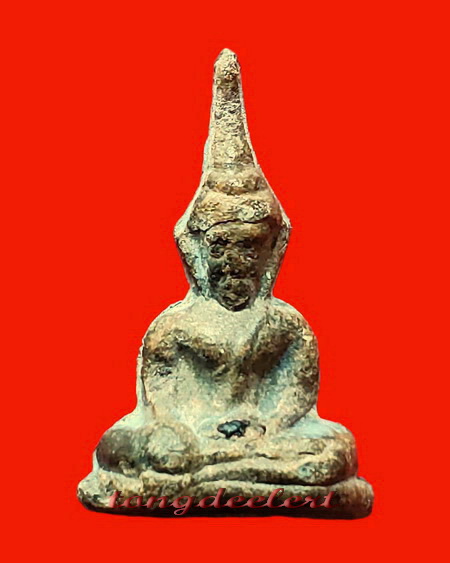 พระท่ากระดานพิมพ์เล็ก หลวงพ่อนารถ วัดศรีโลหะราษฎร์บำรุง จ.กาญจนบุรี เนื้อตะกั่วสนิมแดง สวยมากค่ะ