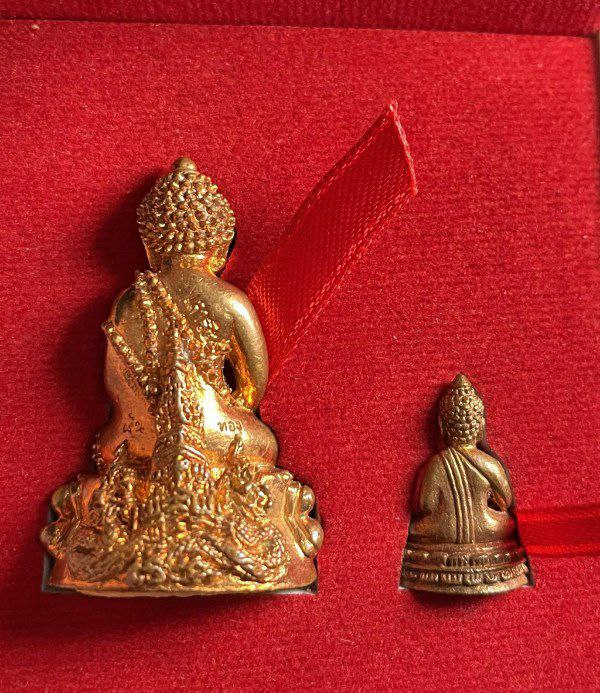 พระกริ่งเงินมา เสาร์5 วัดพระธาตุพนม นครพนม เนื้อปลอกผิว 