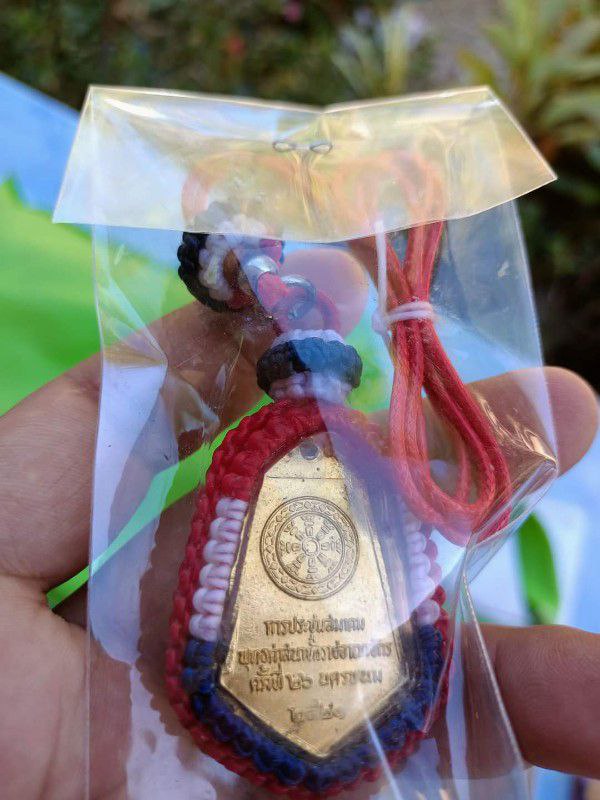 เหรียญพระธาตุพนม วัดพระธาตุพนม นครพนม ลงยาสวยๆ พร้อมเลี่ยมกันน้ำถักเชือกเทียนพร้อมใช้ เหรียญที่ 2