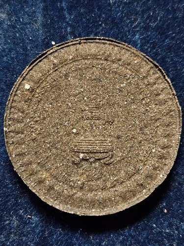 วัดป่าบ้านตาด จ.อุดรธานี พระผงชานหมากพิมพ์ล้อแม็คใหญ่. 2550 ขนาด 4 cm