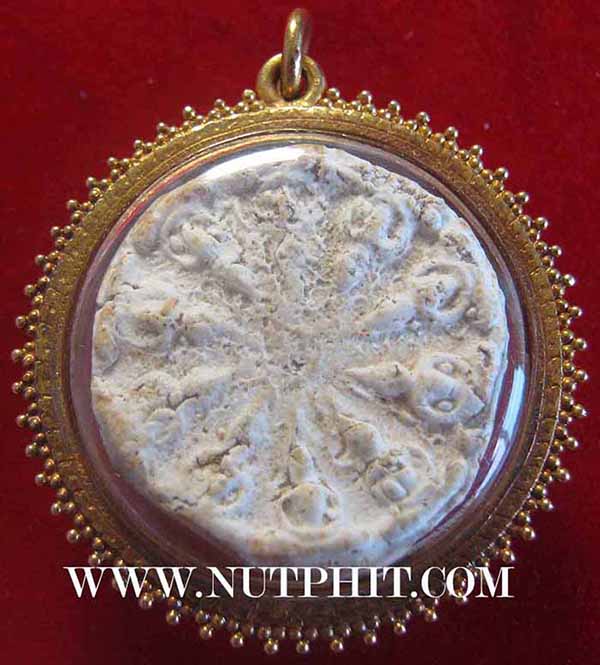 พระงบน้ำอ้อย พ.ศ.๒๔๘๔(พิธีใหญ่) วัดสุทัศน์ เลี่ยมทองประณีตศิลป์โบราณ+บัตรรับรองพระแท้*207