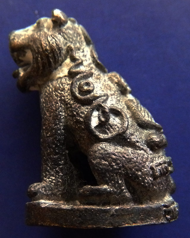 15.เสือมหาอำนาจ พยัคฆ์คำราม หลวงพ่อเกตุ วัดเกาะหลัก รุ่นแรก ปี 2531 เนื้อทองผสม ตอกโค้ด