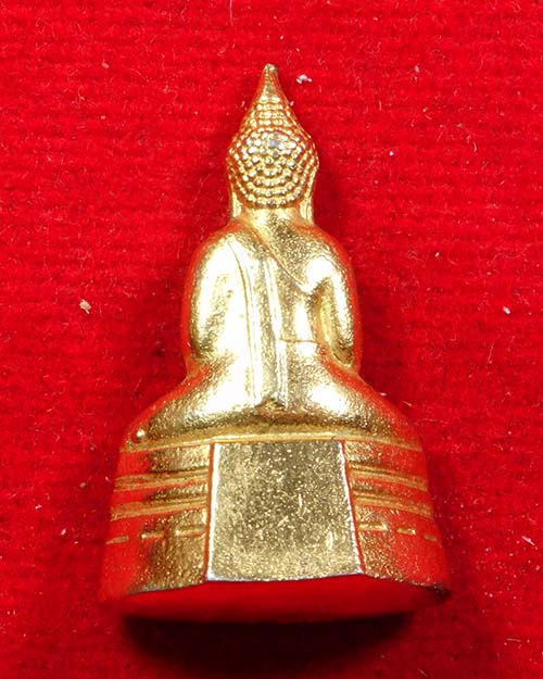  พระกริ่ง หลวงพ่อโสธร เนื้อทองเหลืองชุบทอง ก้นจารโค๊ตเลเซอร์ ปี2549 วัดโสธรวรารามวรวิหาร