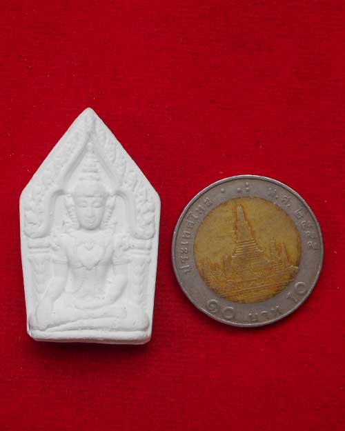 พระแก้วมรกตเนื้อปูนขาว ไม่ทราบที่