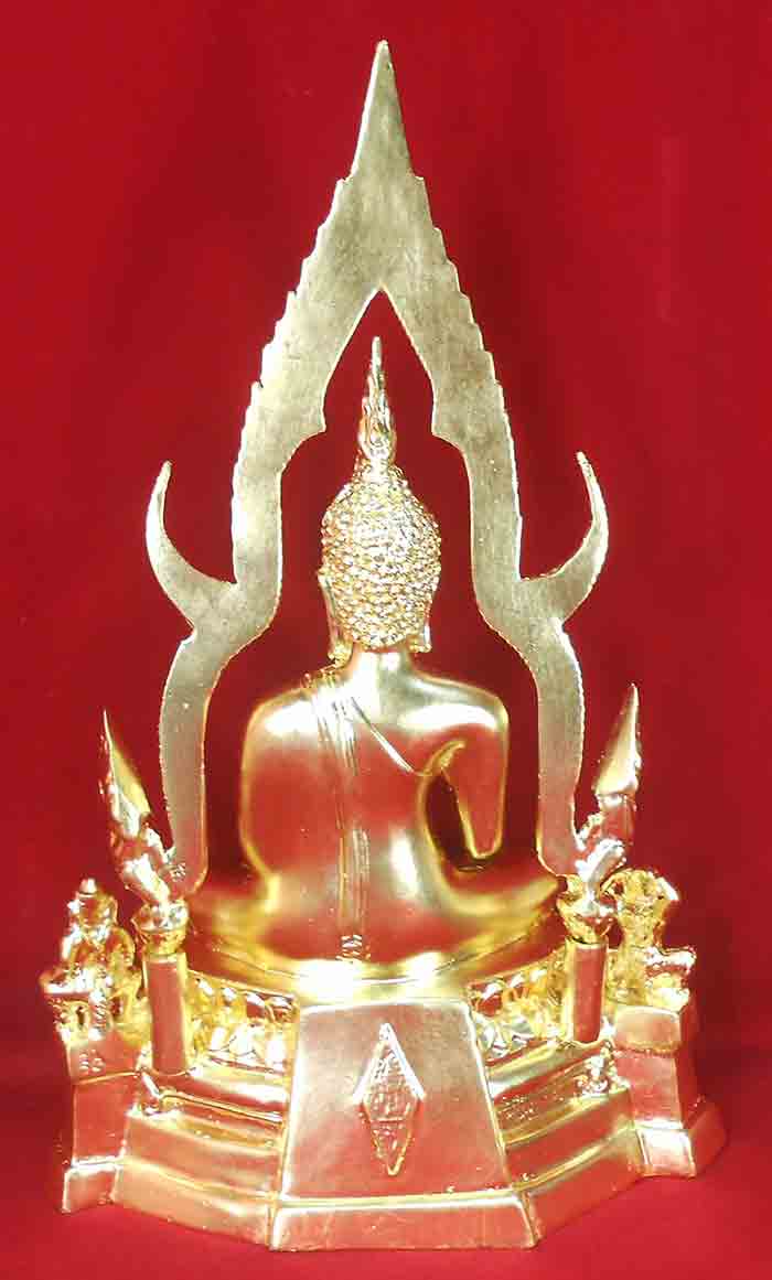พระบูชา พระพุทธชินราช หน้า ภปร. หลังอกเลา 