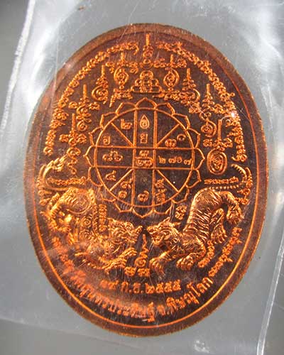 เหรียญอายุยืน หลวงปู่แขก วัดสุนทรประดิษฐ์ เนื้อทองแดง #2