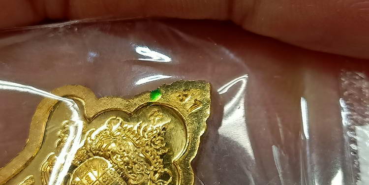  ท้าวเวสสุวรรณ โคตรเศรษฐี ออกวัดแม่ต๋ำ อ.แม่สรวย จ.เชียงราย ปี 2565 เนื้อชุบทอง คุ้ยพื้นลงยา