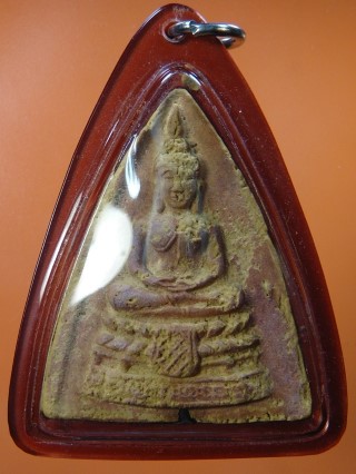 พระกลีบบัวใหญ่ หลวงปู่โต๊ะ วัดประดู่ฉิมพลี เนื้อผงเกสร