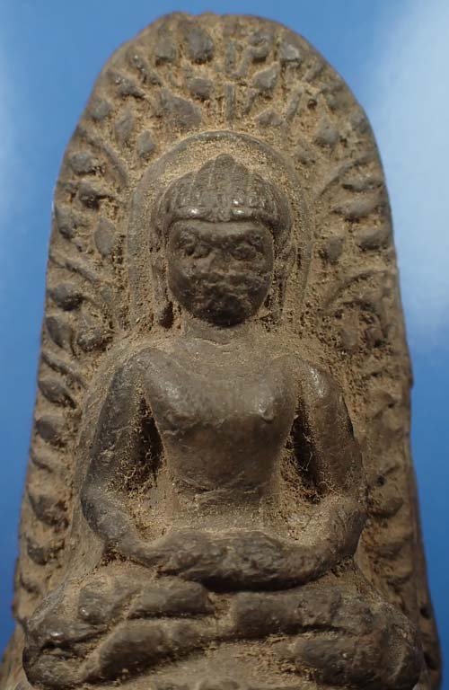 พระลือหน้ายักษ์ หลวงปู่แหวน วัดดอยแม่ปั๋ง เชียงใหม่ พ.ศ.๒๕๑๖+บัตรรับรองพระแท้*20