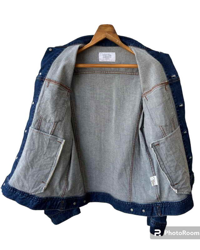 แจ็คเก็ตยีนส์ ESSENTIAL GARMENT...Size ไหล่ 18นิ้ว 