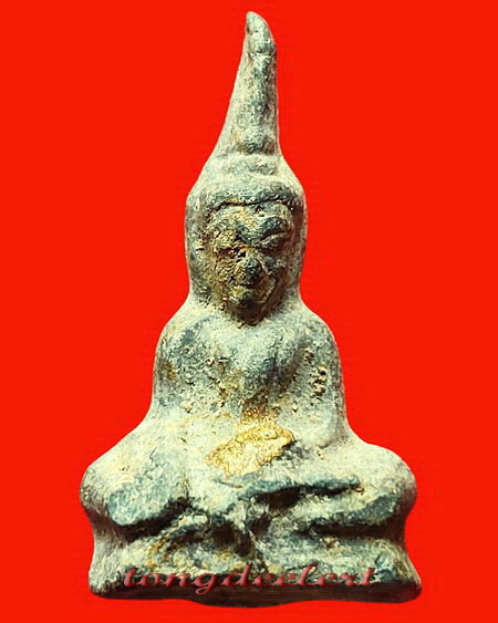 พระท่ากระดานพิมพ์หล่อโบราณ หลวงพ่อนารถ วัดศรีโลหะราษฎร์บำรุง จ.กาญจนบุรี ยุคแรก หายาก สวยมากค่ะ