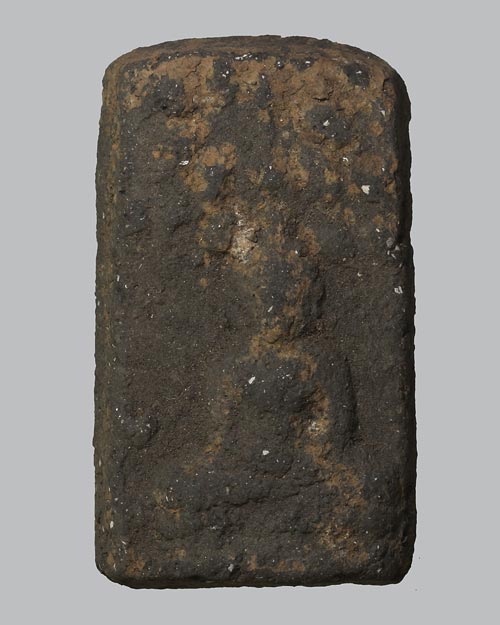 พระผงกระดูกผี พ่อท่านเจิม วัดหอยราก พ.ศ. 2499 พิมพ์ปรกโพธิ์เล็ก