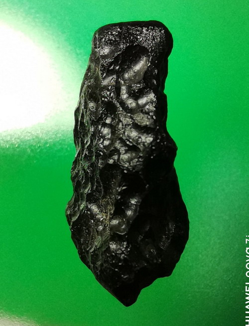 อุลกมณี สะเก็ดดาวไทย (Tektite) ทรงแผ่น เครื่องรางจากฟ้า กันไฟ