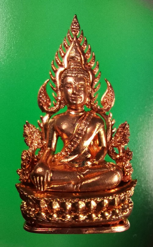 พระพุทธชินราช จอมราชันย์ ปี 2555 เนื้อทองแดง เลข 12248 สวยเดิมมีกล่อง