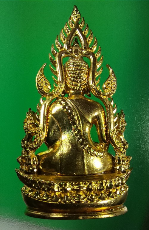 พระพุทธชินราช จอมราชันย์ ปี 2555 เนื้อทองสำริด เลข 12760 สวยเดิมมีกล่อง