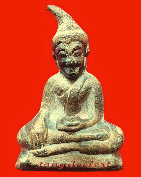 พระท่ากระดานพิมพ์หน้าฤาษี หลวงพ่อนารถ วัดศรีโลหะราษฎร์บำรุง จ.กาญจนบุรี เนื้อตะกั่วสนิมแดง สวยมากค่ะ