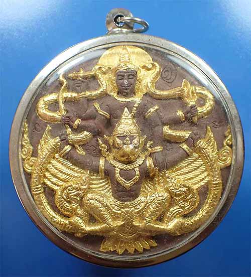 พระนารายณ์ทรงสุบรรณปิดทองคำแท้องค์ใหญ่ หลวงปู่ขุ้ย วัดซับตะเคียน เพชรบูรณ์*119