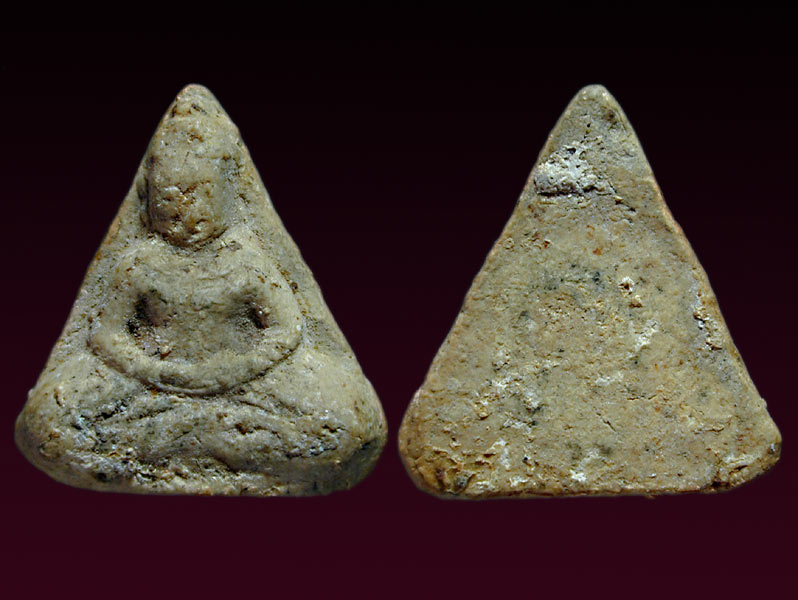 พระโพธิจักรห้าเหลี่ยมหลวงพ่อลี เนื้อผงเกสร วัดอโศการาม จ.สมุทรปราการ พระสร้างเมื่่อปี พ.ศ. 2500 ....