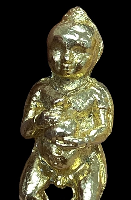 กุมารหลวงพ่อกวย กะไหร่ทอง รุ่นผูกพัทธสีมา วัดโฆสิตาราม จ.ชัยนาท ปี2521