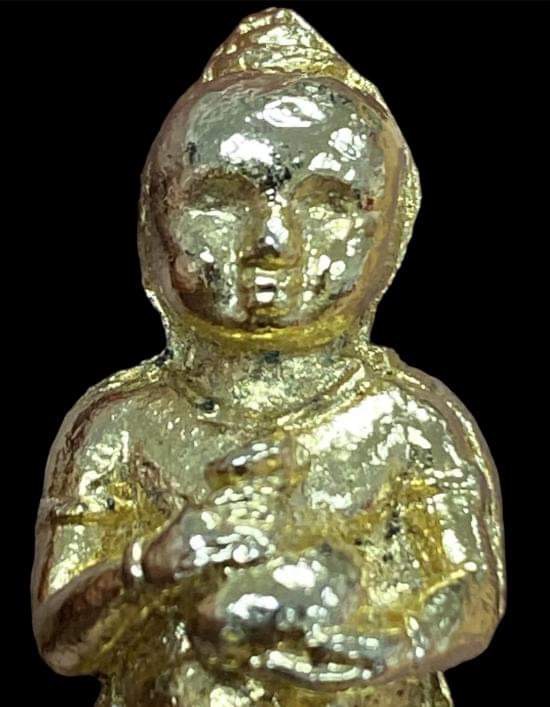 กุมารหลวงพ่อกวย กะไหร่ทอง รุ่นผูกพัทธสีมา วัดโฆสิตาราม จ.ชัยนาท ปี2521