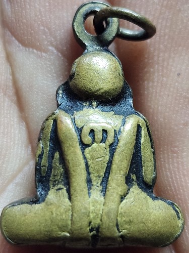 วัดบางกะปิ กทม ปิดตาอุดกริ่ง หลวงพ่อยุ้ย  รุ่น3 ปี15 (หลวงพ่อกวยปลุกเสก)