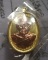 เหรียญเลื่อนสมณศักดิ์ หลวงพ่อพัฒน์ ปุญญกาโม วัดห้วยด้วน พิมพ์ครึ่งองค์ เนื้อทองทิพย์หน้ากากทองแดง