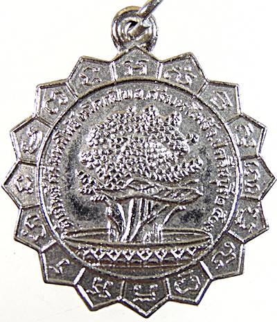 เหรียญต้นโพธิ์ศรีมหาโพธิ์ จ ปราจีนบุรี ปี 2503 พิธีใหญ่ ลพ.เส็งและ ลป.ทิม วัดละหารไร่ ร่วมปลุกเสก