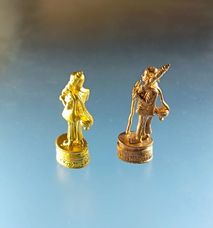 พระสีวลี พระอรหันต์ ปางธุดงค์พร้อมเครื่องอัฐบริขาร รุ่นสร้างพระวิหาร ปี52 วัดนก กรุงเทพมหานคร