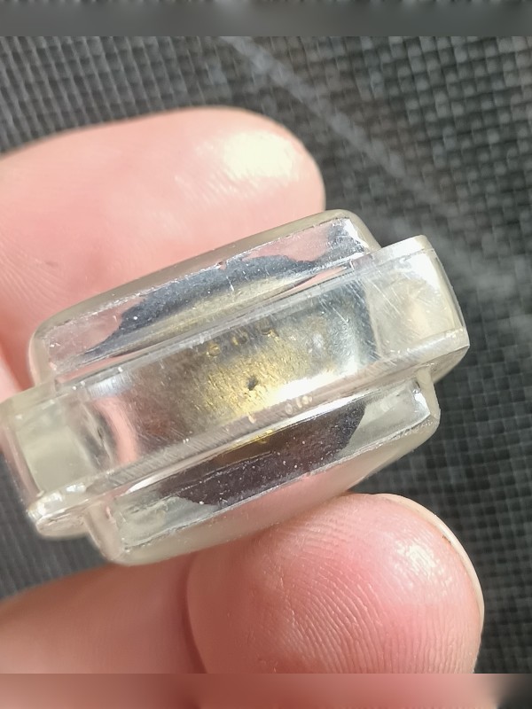 รูปหล่อเบ้าทุบรุ่นแรก หลวงปู่นาม วัดน้อยชมภู่ จ.สุพรรณบุรี ปี2553 เนื้อสัตตะโลหะ เลข 601**